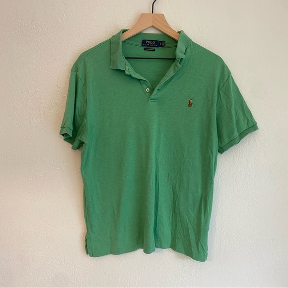 Polo by Ralph Lauren Green Sporty Polo Shirt - Picture 1 of 5